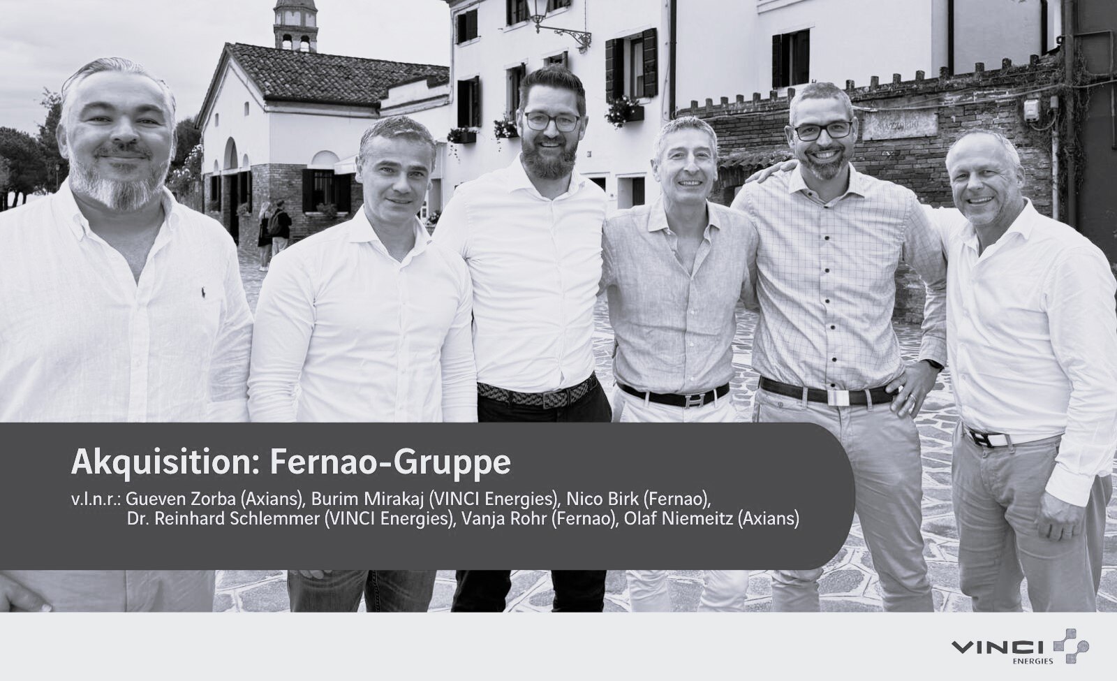 Press Release: VINCI Energies acquires the German Group Fernao