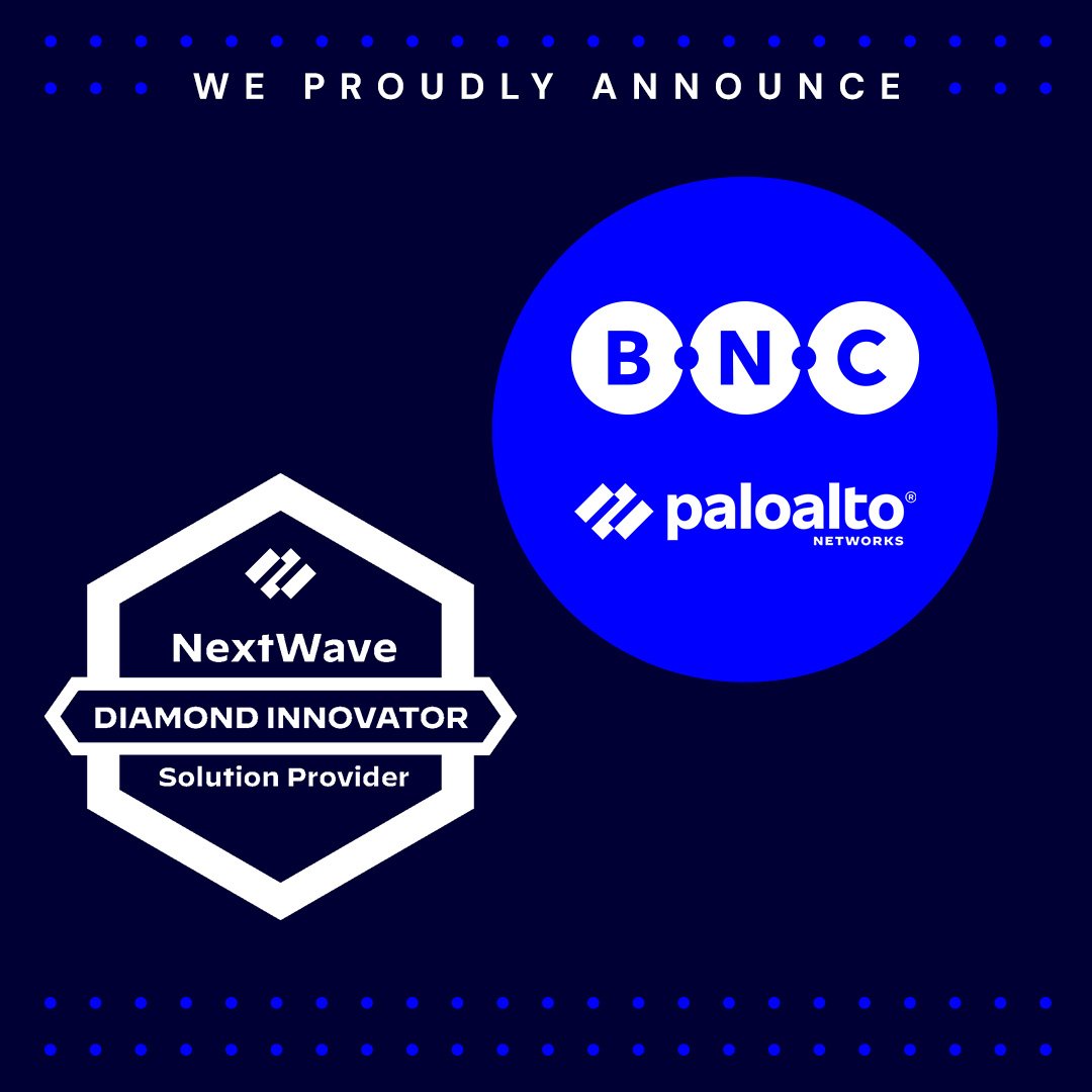 BNC is now a Diamond Innovator Partner of Palo Alto Networks